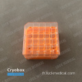 Cryobox pour le rangement cryovial PC plastique